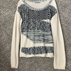 Indie destressed sweater